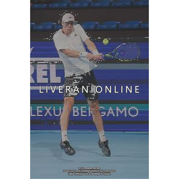 TVRCOR 17-11-2025 – Internazionali di Tennis di Bergamo – Atp Challenger Tour – Chrous Life Arena Bergamo (BG) nella foto Jan CHOINSKI (GBR) ©TVRCOR Roberta Corradin - AG ALDO LIVERANI SAS