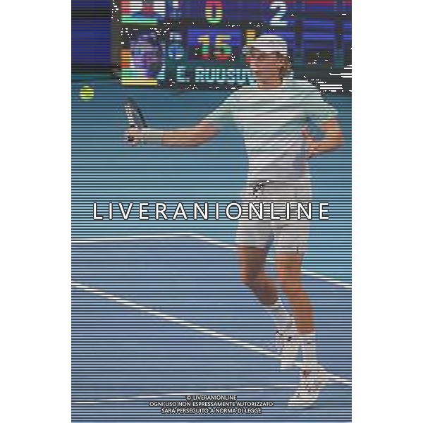 TVRCOR 18-11-2025 – Internazionali di Tennis di Bergamo – Atp Challenger Tour – Chrous Life Arena Bergamo (BG) nella foto Emil RUUSUVUORI (FIN) FOTO ROBERTA CORRADIN-AG ALDO LIVERANI SAS