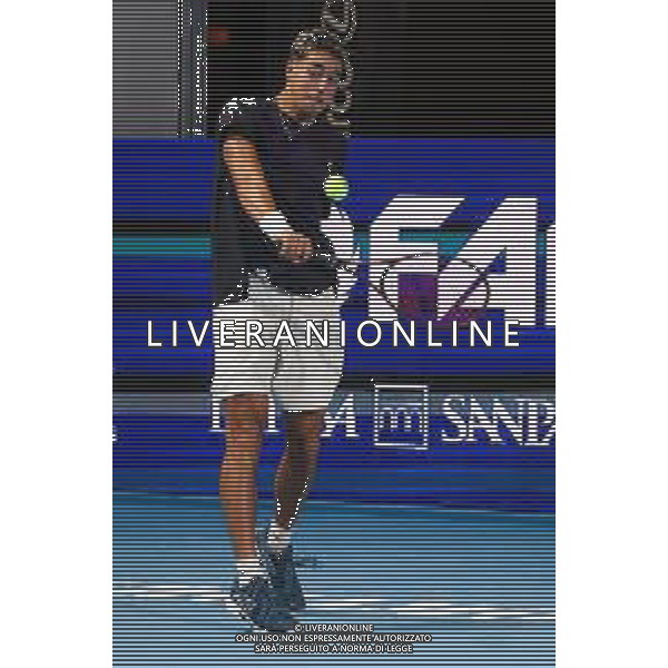 TVRCOR 18-11-2025 – Internazionali di Tennis di Bergamo – Atp Challenger Tour – Chrous Life Arena Bergamo (BG) nella foto Pierluigi BASILE (ITA) FOTO ROBERTA CORRADIN-AG ALDO LIVERANI SAS