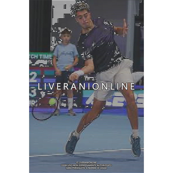 TVRCOR 18-11-2025 – Internazionali di Tennis di Bergamo – Atp Challenger Tour – Chrous Life Arena Bergamo (BG) nella foto Pierluigi BASILE (ITA) FOTO ROBERTA CORRADIN-AG ALDO LIVERANI SAS