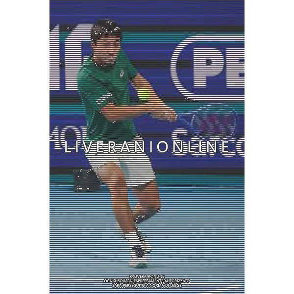 TVRCOR 18-11-2025 – Internazionali di Tennis di Bergamo – Atp Challenger Tour – Chrous Life Arena Bergamo (BG) nella foto Shintaro MOCHIZUKI (JPN) FOTO ROBERTA CORRADIN-AG ALDO LIVERANI SAS