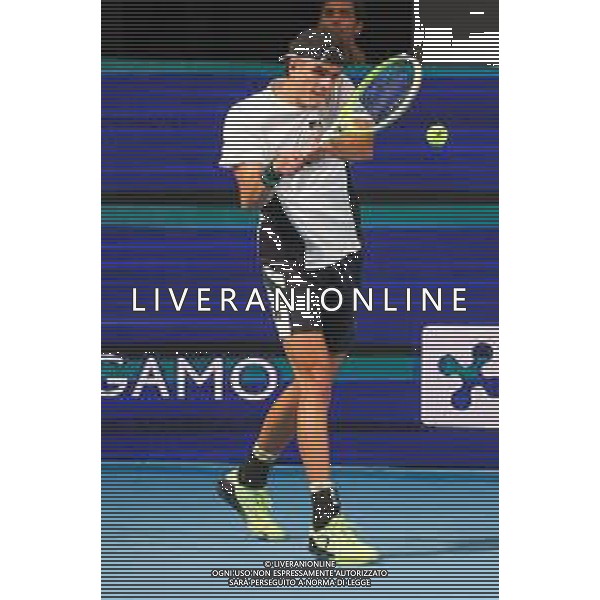 TVRCOR 18-11-2025 – Internazionali di Tennis di Bergamo – Atp Challenger Tour – Chrous Life Arena Bergamo (BG) nella foto Lorenzo SCIAHBASI (ITA) FOTO ROBERTA CORRADIN-AG ALDO LIVERANI SAS