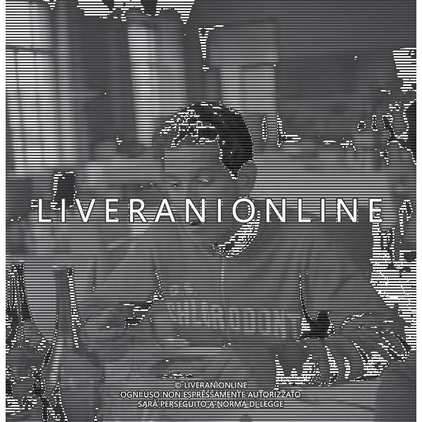 NEG-RETROSPETTIVA GASTONE NENCINI CICLISTA NELLA FOTO GASTONE NENCINI NELL\'ANNO 1950-1960 AG ALDO LIVERANI SAS