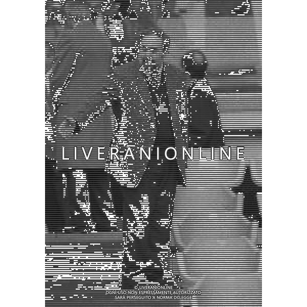 NEG-20-02-1994 ROMA CAMPIONATO DI CALCIO SERIE A LAZIO-MILAN 0-1 NELLA FOTO OTTAVIANA DEL TURCO IN TRIBUNA AG ALDO LIVERANI SAS