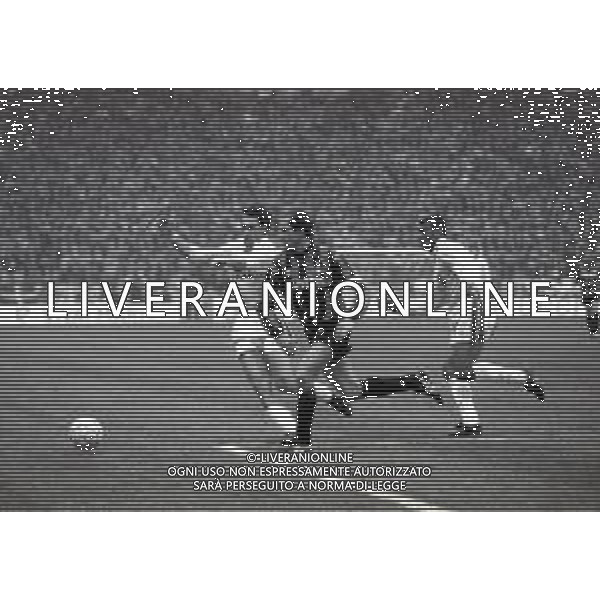 NEG-20-02-1994 ROMA CAMPIONATO DI CALCIO SERIE A LAZIO-MILAN 0-1 NELLA FOTO FRANCO BARESI E DIEGO FUSER ARON WINTER AG ALDO LIVERANI SAS