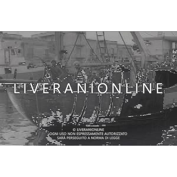 NEG MAZZARA DEL VALLO- I PESCHERECCI FERMI PER LA CRISI DELLA PESCA NELL\'ANNO 1982 AG ALDO LIVERANI SAS