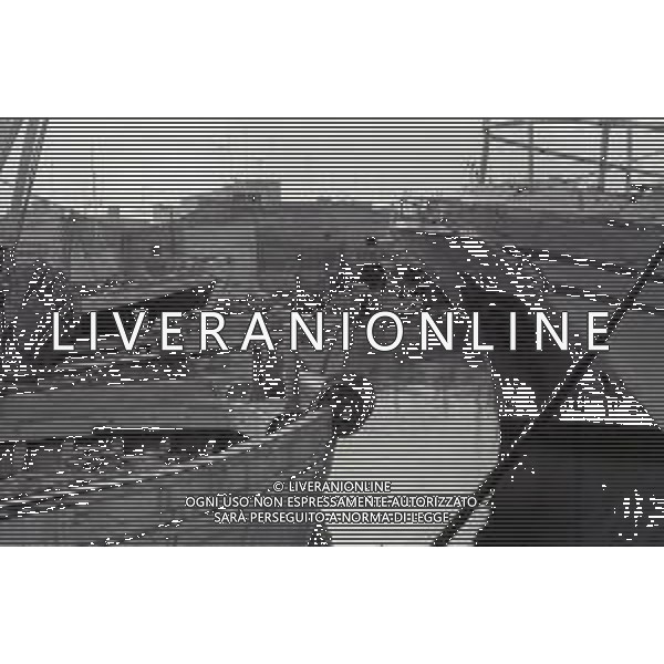 NEG MAZZARA DEL VALLO- I PESCHERECCI FERMI PER LA CRISI DELLA PESCA NELL\'ANNO 1982 AG ALDO LIVERANI SAS