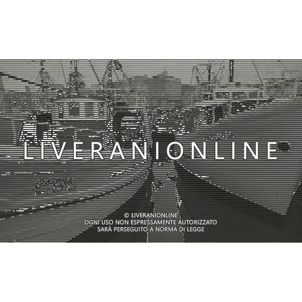 NEG MAZZARA DEL VALLO- I PESCHERECCI FERMI PER LA CRISI DELLA PESCA NELL\'ANNO 1982 AG ALDO LIVERANI SAS
