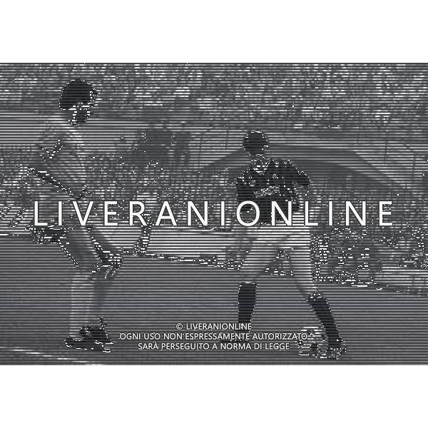 NEG-1982-1983 -MILANO COPPA ITALIA MILAN-VERONA 3-3 NELLA FOTO ALDO SERENA AG ALDO LIVERANI SAS