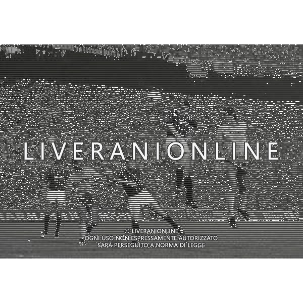 NEG-1982-1983 -MILANO COPPA ITALIA MILAN-VERONA 3-3 NELLA FOTO LUCIANO MARANGON-OSCAR DAMIANI-ALDO SERENA-EMIDIO ODDI AG ALDO LIVERANI SAS
