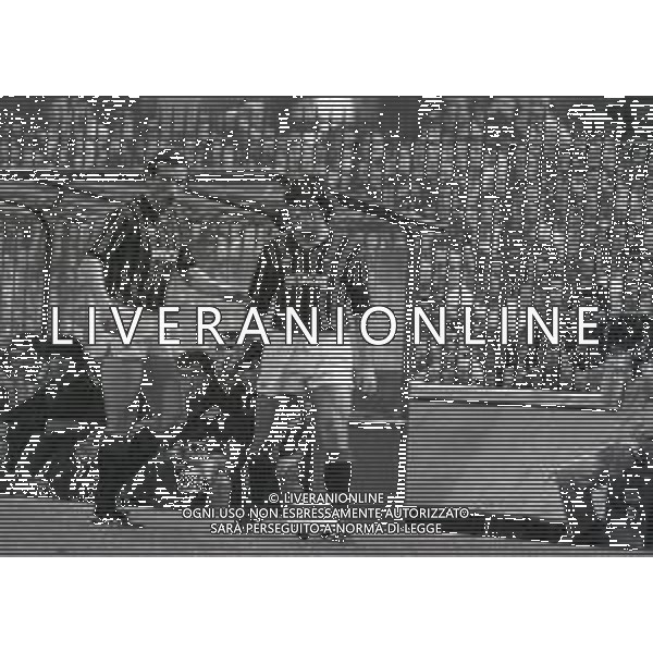 NEG-1982-1983 -MILANO COPPA ITALIA MILAN-VERONA 3-3 NELLA FOTO ALBERICO EVANI E OSCAR DAMIANI AG ALDO LIVERANI SAS