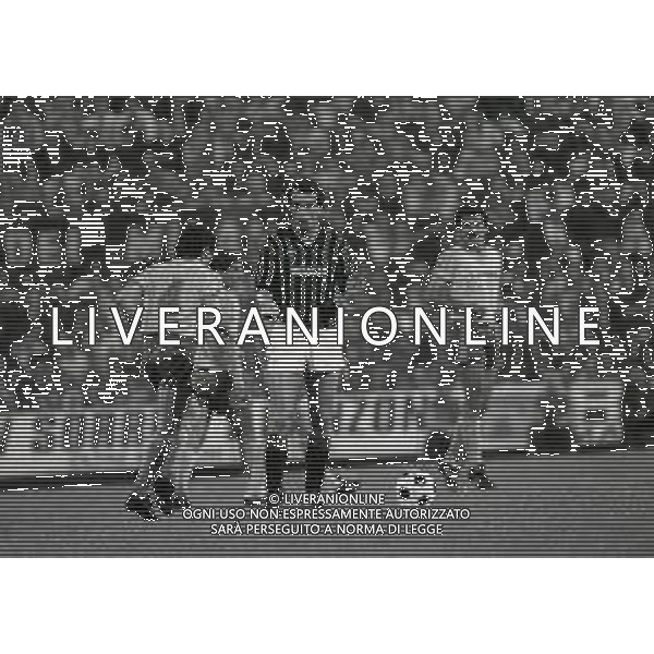 NEG-1982-1983 -MILANO COPPA ITALIA MILAN-VERONA 3-3 NELLA FOTO JOE JORDAN AG ALDO LIVERANI SAS