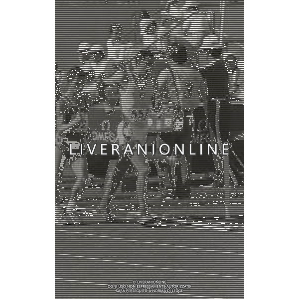 NEG-RETROSPETTIVA MAURIZIO DAMILANO ATLETA NELLA FOTO MAURIZIO DAMILANO AD ATENE AI CAMPIONATI EURPEI DI ATLETICA NELL\'ANNO 1982 AG ALDO LIVERANI SAS