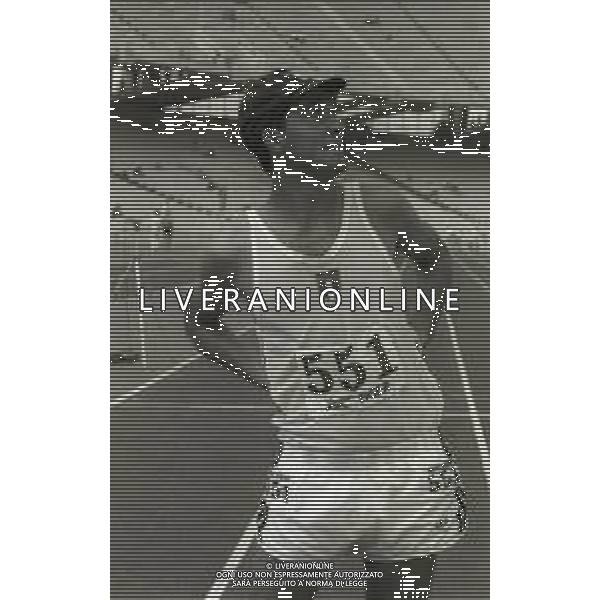 NEG-RETROSPETTIVA MAURIZIO DAMILANO ATLETA NELLA FOTO MAURIZIO DAMILANO AD ATENE AI CAMPIONATI EURPEI DI ATLETICA NELL\'ANNO 1982 AG ALDO LIVERANI SAS