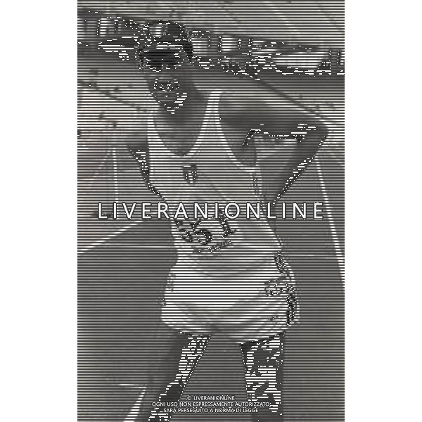 NEG-RETROSPETTIVA MAURIZIO DAMILANO ATLETA NELLA FOTO MAURIZIO DAMILANO AD ATENE AI CAMPIONATI EURPEI DI ATLETICA NELL\'ANNO 1982 AG ALDO LIVERANI SAS