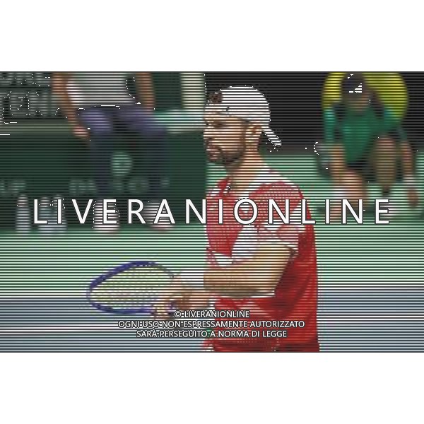 TVRCOR 19-11-2025 – 2025 Davis Cup Finals - Final Eight Bologna (BO) – SuperTennis Arena di BolognaFiere - Italia vs Austria nella foto Jurij Rodionov (AUT) FOTO ROBERTA CORRADIN-AG ALDO LIVERANI SAS