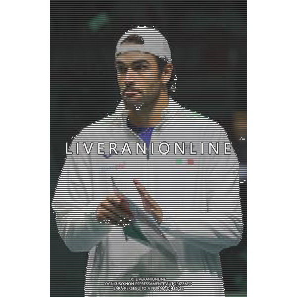 TVRCOR 19-11-2025 – 2025 Davis Cup Finals - Final Eight Bologna (BO) – SuperTennis Arena di BolognaFiere - Italia vs Austria nella foto Matteo Berrettini (ITA) FOTO ROBERTA CORRADIN-AG ALDO LIVERANI SAS