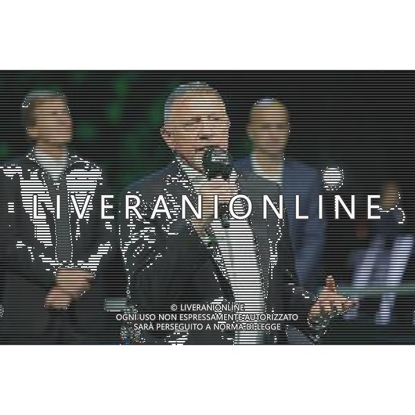 TVRCOR 19-11-2025 – 2025 Davis Cup Finals - Final Eight Bologna (BO) – SuperTennis Arena di BolognaFiere - Cerimonia in ricordo del tennista jugoslavo Nikola Pilić nella foto Boris Becker FOTO ROBERTA CORRADIN-AG ALDO LIVERANI SAS