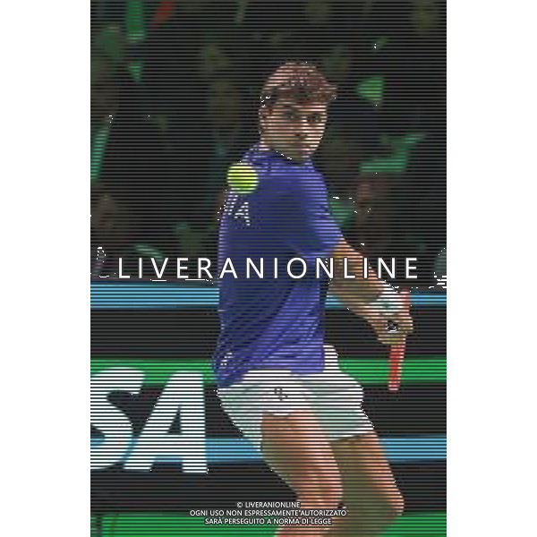 TVRCOR 19-11-2025 – 2025 Davis Cup Finals - Final Eight Bologna (BO) – SuperTennis Arena di BolognaFiere - Italia vs Austria nella foto Flavio Cobolli (ITA) FOTO ROBERTA CORRADIN-AG ALDO LIVERANI SAS