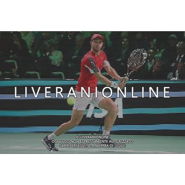 TVRCOR 19-11-2025 – 2025 Davis Cup Finals - Final Eight Bologna (BO) – SuperTennis Arena di BolognaFiere - Italia vs Austria nella foto Filip Misolic (AUT) FOTO ROBERTA CORRADIN-AG ALDO LIVERANI SAS