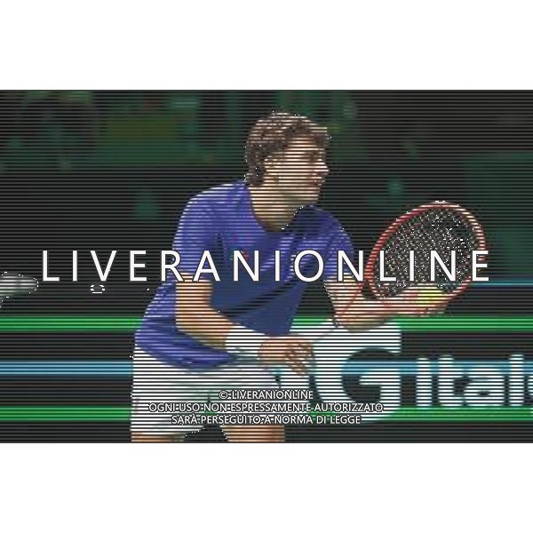 TVRCOR 19-11-2025 – 2025 Davis Cup Finals - Final Eight Bologna (BO) – SuperTennis Arena di BolognaFiere - Italia vs Austria nella foto Flavio Cobolli (ITA) FOTO ROBERTA CORRADIN-AG ALDO LIVERANI SAS