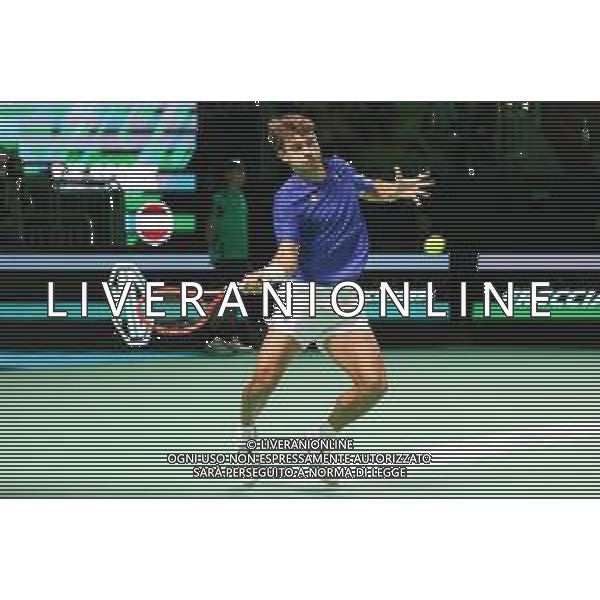 TVRCOR 19-11-2025 – 2025 Davis Cup Finals - Final Eight Bologna (BO) – SuperTennis Arena di BolognaFiere - Italia vs Austria nella foto Flavio Cobolli (ITA) FOTO ROBERTA CORRADIN-AG ALDO LIVERANI SAS