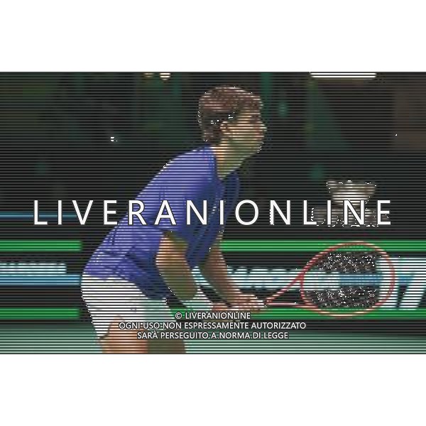 TVRCOR 19-11-2025 – 2025 Davis Cup Finals - Final Eight Bologna (BO) – SuperTennis Arena di BolognaFiere - Italia vs Austria nella foto Flavio Cobolli (ITA) FOTO ROBERTA CORRADIN-AG ALDO LIVERANI SAS