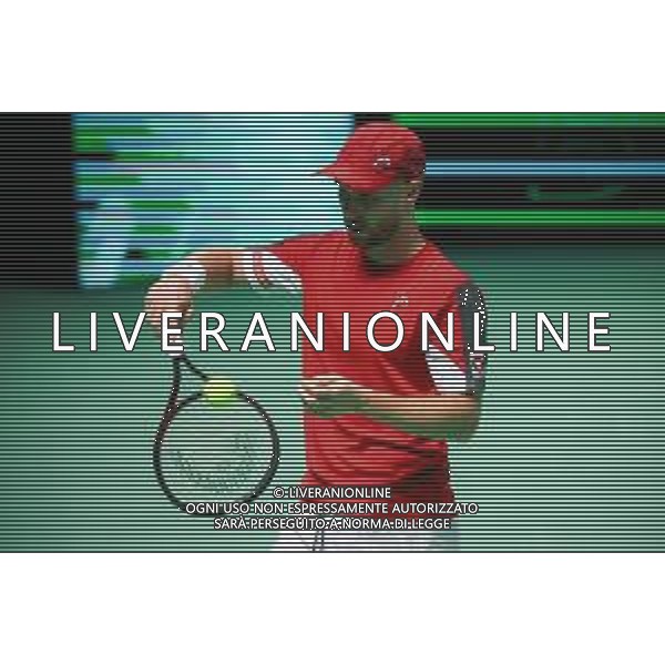 TVRCOR 19-11-2025 – 2025 Davis Cup Finals - Final Eight Bologna (BO) – SuperTennis Arena di BolognaFiere - Italia vs Austria nella foto Filip Misolic (AUT) FOTO ROBERTA CORRADIN-AG ALDO LIVERANI SAS