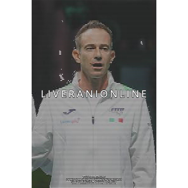 TVRCOR 19-11-2025 – 2025 Davis Cup Finals - Final Eight Bologna (BO) – SuperTennis Arena di BolognaFiere - Italia vs Austria nella foto Filippo Volandri FOTO ROBERTA CORRADIN-AG ALDO LIVERANI SAS