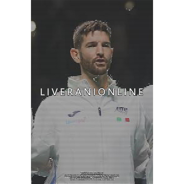 TVRCOR 19-11-2025 – 2025 Davis Cup Finals - Final Eight Bologna (BO) – SuperTennis Arena di BolognaFiere - Italia vs Austria nella foto Andrea Vavassori FOTO ROBERTA CORRADIN-AG ALDO LIVERANI SAS