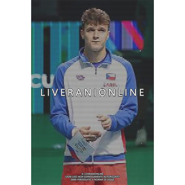 TVRCOR 20-11-2025 – 2025 Davis Cup Finals - Final Eight Bologna (BO) – SuperTennis Arena di BolognaFiere – Spagna vs Repubblica Ceca nella foto Jakub MENSIK (CZE) ©TVRCOR Roberta Corradin - AG ALDO LIVERANI SAS