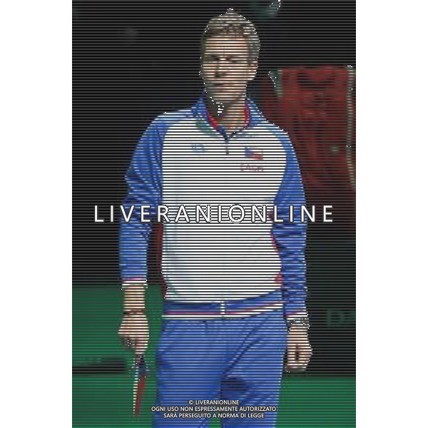 TVRCOR 20-11-2025 – 2025 Davis Cup Finals - Final Eight Bologna (BO) – SuperTennis Arena di BolognaFiere – Spagna vs Repubblica Ceca nella foto capitano Repubblica Ceca Tomas Berdych ©TVRCOR Roberta Corradin - AG ALDO LIVERANI SAS