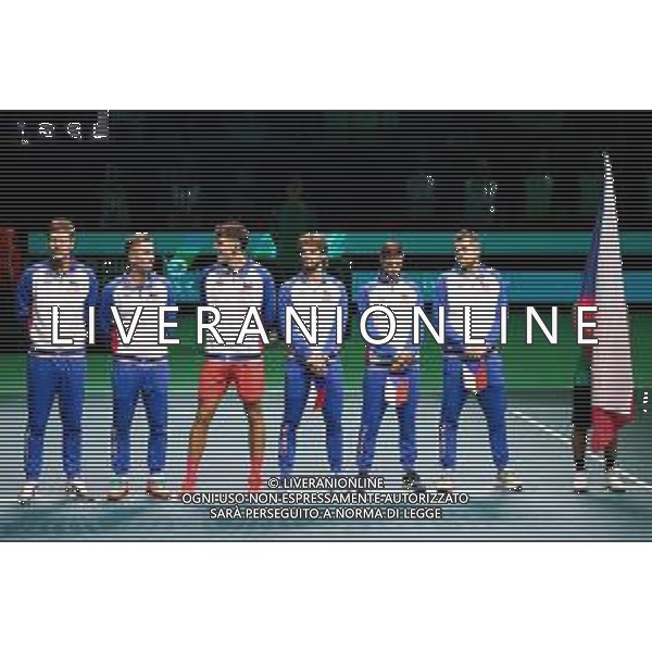 TVRCOR 20-11-2025 – 2025 Davis Cup Finals - Final Eight Bologna (BO) – SuperTennis Arena di BolognaFiere – Spagna vs Repubblica Ceca nella foto squadra convocati Repubblica Ceca ©TVRCOR Roberta Corradin - AG ALDO LIVERANI SAS