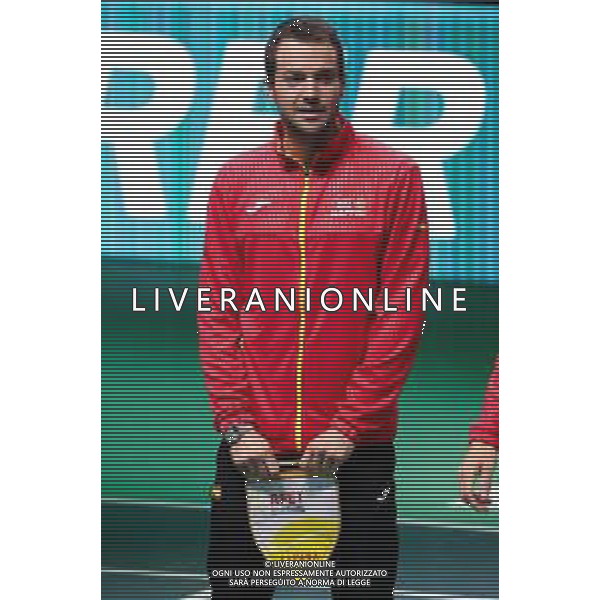 TVRCOR 20-11-2025 – 2025 Davis Cup Finals - Final Eight Bologna (BO) – SuperTennis Arena di BolognaFiere – Spagna vs Repubblica Ceca nella foto Pedro Martinez ©TVRCOR Roberta Corradin - AG ALDO LIVERANI SAS