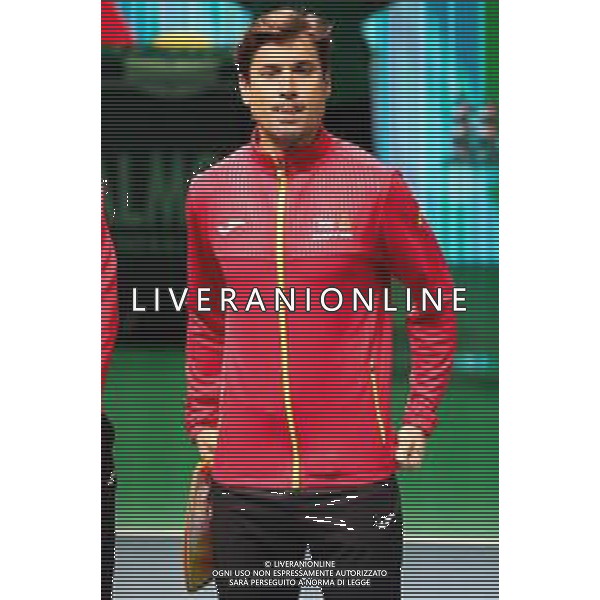 TVRCOR 20-11-2025 – 2025 Davis Cup Finals - Final Eight Bologna (BO) – SuperTennis Arena di BolognaFiere – Spagna vs Repubblica Ceca nella foto capitano Spagna David Ferrer ©TVRCOR Roberta Corradin - AG ALDO LIVERANI SAS