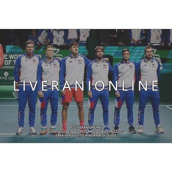 TVRCOR 20-11-2025 – 2025 Davis Cup Finals - Final Eight Bologna (BO) – SuperTennis Arena di BolognaFiere – Spagna vs Repubblica Ceca nella foto squadra convocati Repubblica Ceca ©TVRCOR Roberta Corradin - AG ALDO LIVERANI SAS