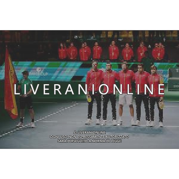 TVRCOR 20-11-2025 – 2025 Davis Cup Finals - Final Eight Bologna (BO) – SuperTennis Arena di BolognaFiere – Spagna vs Repubblica Ceca nella foto squadra convocati Spagna ©TVRCOR Roberta Corradin - AG ALDO LIVERANI SAS