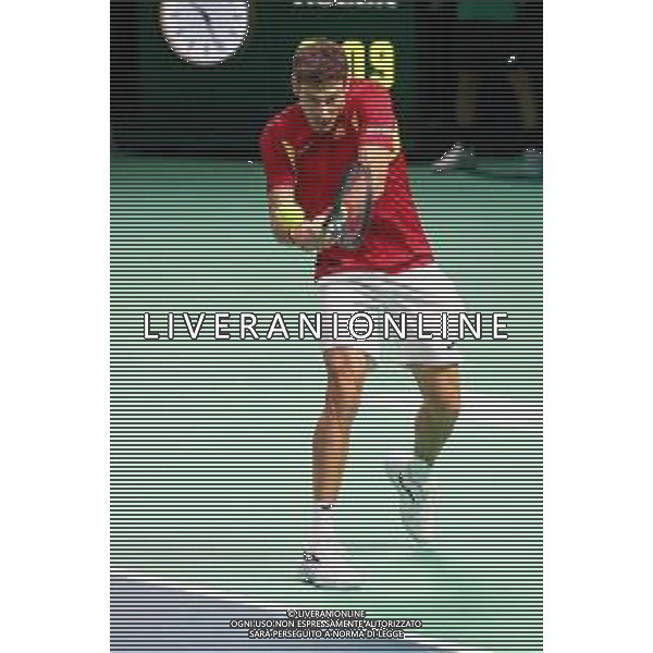 TVRCOR 20-11-2025 – 2025 Davis Cup Finals - Final Eight Bologna (BO) – SuperTennis Arena di BolognaFiere – Spagna vs Repubblica Ceca nella foto Pablo CARRENO BUSTA (ESP) ©TVRCOR Roberta Corradin - AG ALDO LIVERANI SAS