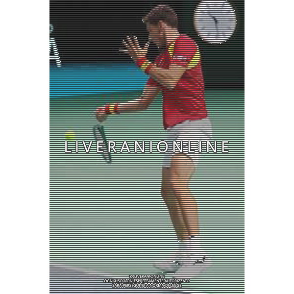 TVRCOR 20-11-2025 – 2025 Davis Cup Finals - Final Eight Bologna (BO) – SuperTennis Arena di BolognaFiere – Spagna vs Repubblica Ceca nella foto Pablo CARRENO BUSTA (ESP) ©TVRCOR Roberta Corradin - AG ALDO LIVERANI SAS