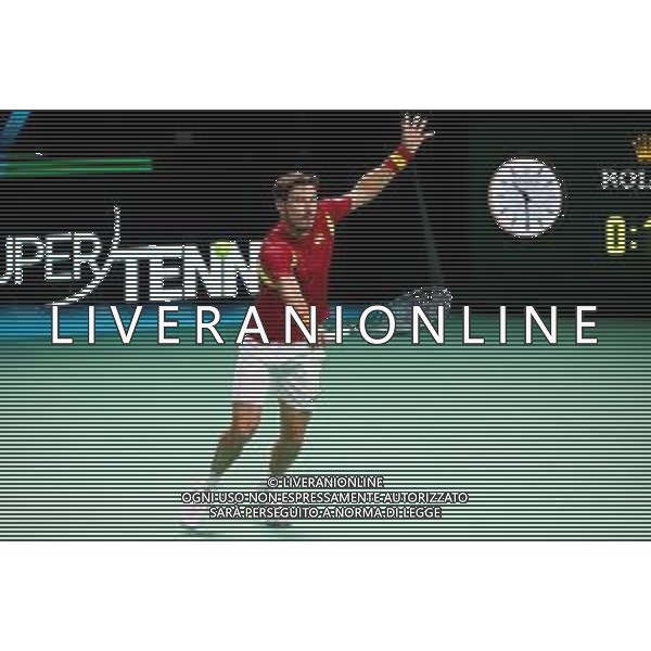 TVRCOR 20-11-2025 – 2025 Davis Cup Finals - Final Eight Bologna (BO) – SuperTennis Arena di BolognaFiere – Spagna vs Repubblica Ceca nella foto Pablo CARRENO BUSTA (ESP) ©TVRCOR Roberta Corradin - AG ALDO LIVERANI SAS