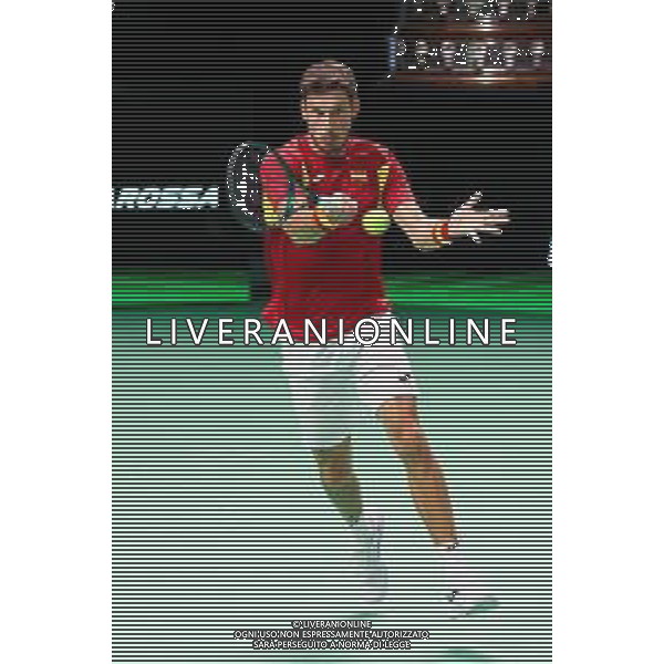 TVRCOR 20-11-2025 – 2025 Davis Cup Finals - Final Eight Bologna (BO) – SuperTennis Arena di BolognaFiere – Spagna vs Repubblica Ceca nella foto Pablo CARRENO BUSTA (ESP) ©TVRCOR Roberta Corradin - AG ALDO LIVERANI SAS