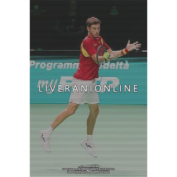 TVRCOR 20-11-2025 – 2025 Davis Cup Finals - Final Eight Bologna (BO) – SuperTennis Arena di BolognaFiere – Spagna vs Repubblica Ceca nella foto Pablo CARRENO BUSTA (ESP) ©TVRCOR Roberta Corradin - AG ALDO LIVERANI SAS