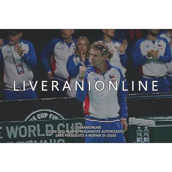 TVRCOR 20-11-2025 – 2025 Davis Cup Finals - Final Eight Bologna (BO) – SuperTennis Arena di BolognaFiere – Spagna vs Repubblica Ceca nella foto Capitano Repubblica Ceca Tomáš Berdych ©TVRCOR Roberta Corradin - AG ALDO LIVERANI SAS