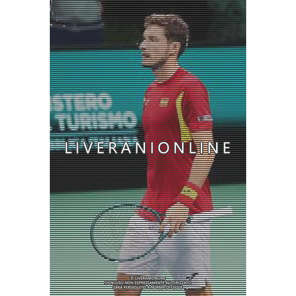 TVRCOR 20-11-2025 – 2025 Davis Cup Finals - Final Eight Bologna (BO) – SuperTennis Arena di BolognaFiere – Spagna vs Repubblica Ceca nella foto Pablo CARRENO BUSTA (ESP) ©TVRCOR Roberta Corradin - AG ALDO LIVERANI SAS