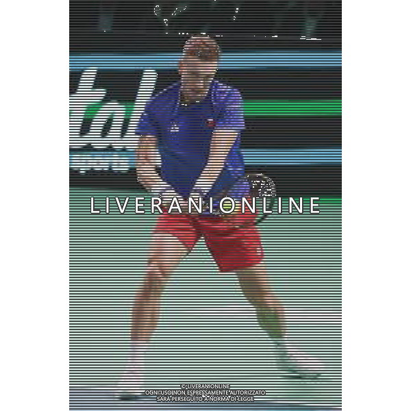 TVRCOR 20-11-2025 – 2025 Davis Cup Finals - Final Eight Bologna (BO) – SuperTennis Arena di BolognaFiere – Spagna vs Repubblica Ceca nella foto Jiri LEHECKA (CZE) ©TVRCOR Roberta Corradin - AG ALDO LIVERANI SAS