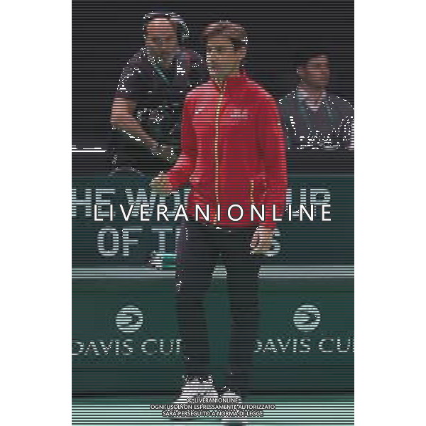 TVRCOR 20-11-2025 – 2025 Davis Cup Finals - Final Eight Bologna (BO) – SuperTennis Arena di BolognaFiere – Spagna vs Repubblica Ceca nella foto David Ferrer ©TVRCOR Roberta Corradin - AG ALDO LIVERANI SAS