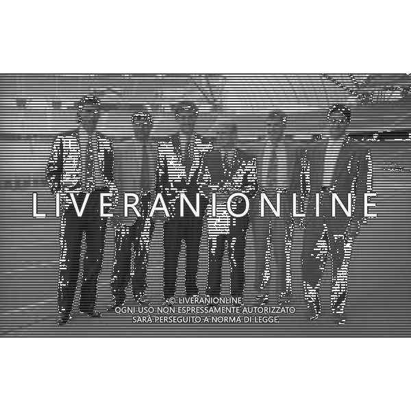 NEG- RETROSPETTIVA GIOVANNI TRAPATTONI ALLENATORE JUVENTUS CALCIO NELLA FOTO GIOVANNI TRAPATTONI NEL GIUGNO DELL’ANNO 1991 ALLA PRESENTAZIONE DEI NUOVI ACQUISTI: DINO BAGGIO, ANGELO PERUZZI, LAMBERTO PIOVANELLI, MASSIMO CARRERA E FABIO MARCHIORO AG ALDO LIVERANI SAS