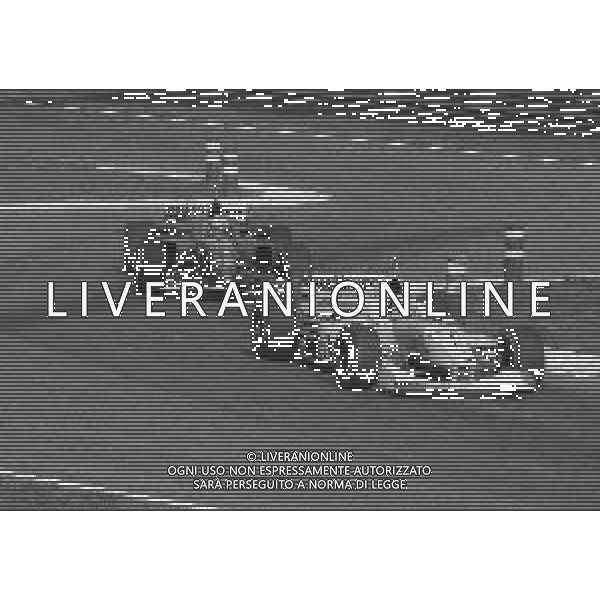 NEG-05-MAGGIO 1996 IMOLA-GRAN PREMIO DI SAN MARINO F1 NELLA FOTO MIKKA HAKKINEN E EDDIE IRVINE AG ALDO LIVERANI SAS