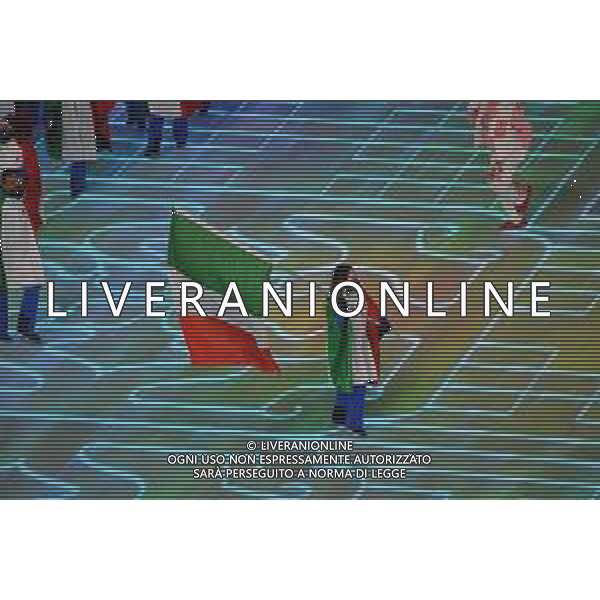 TVPG Olimpiadi invernali Bejing2022 nella foto Michela Moioli e ngresso delegazione Italia durante la Cerimonia d\'apertura 4/20-02-2022 Pechino (Cina) foto pasquale golia-ag aldo liverani sas