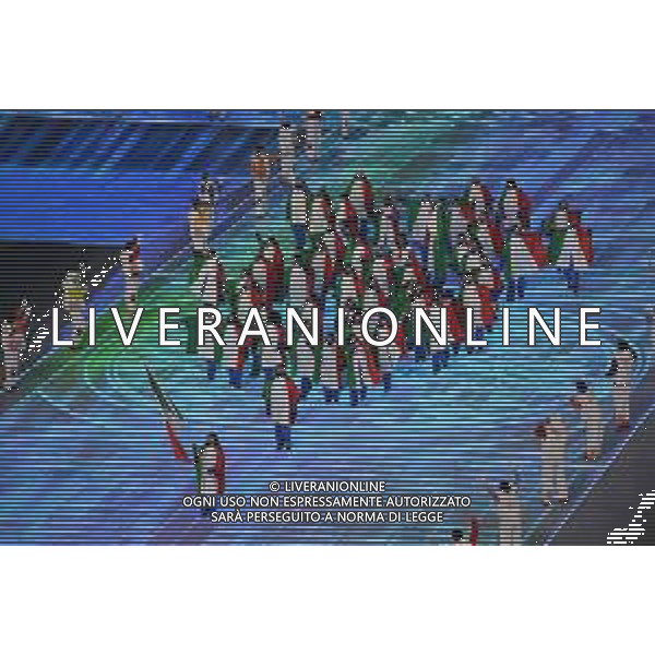 TVPG Olimpiadi invernali Bejing2022 nella foto ngresso delegazione Italia durante la Cerimonia d\'apertura 4/20-02-2022 Pechino (Cina) foto pasquale golia-ag aldo liverani sas